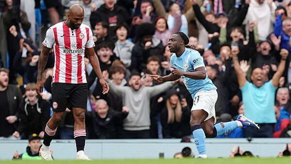 Jeremy Doku inspires Manchester City again in win over Brentford