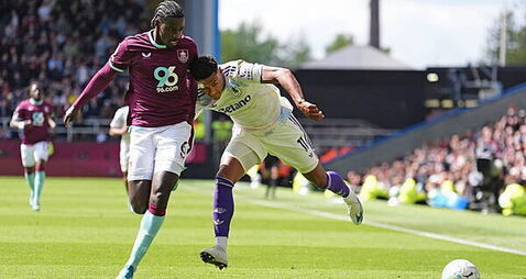 Champions League hopefuls Aston Villa held to draw at relegated Burnley