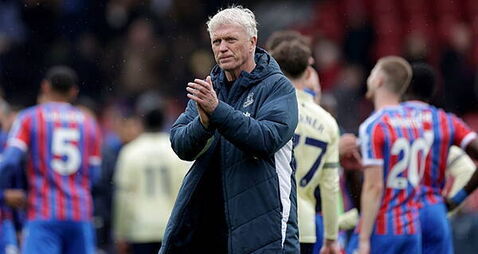 David Moyes admits Europe is ‘drifting away’ from Everton after draw at Palace