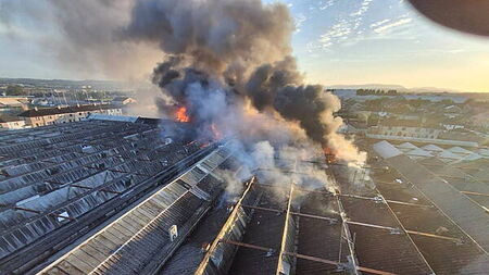 Asbestos concerns at site of extensive fire in Waterford city business park