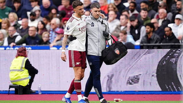 Arsenal’s Ben White ruled out for the rest of the season through injury