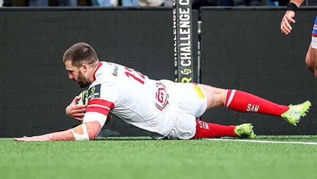 Stuart McCloskey set to miss Ulster's Challenge Cup final
