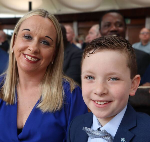 Cathal Ó Rinn with his mother, Noreen Cathal Ó Rinn with his mother, Noreen