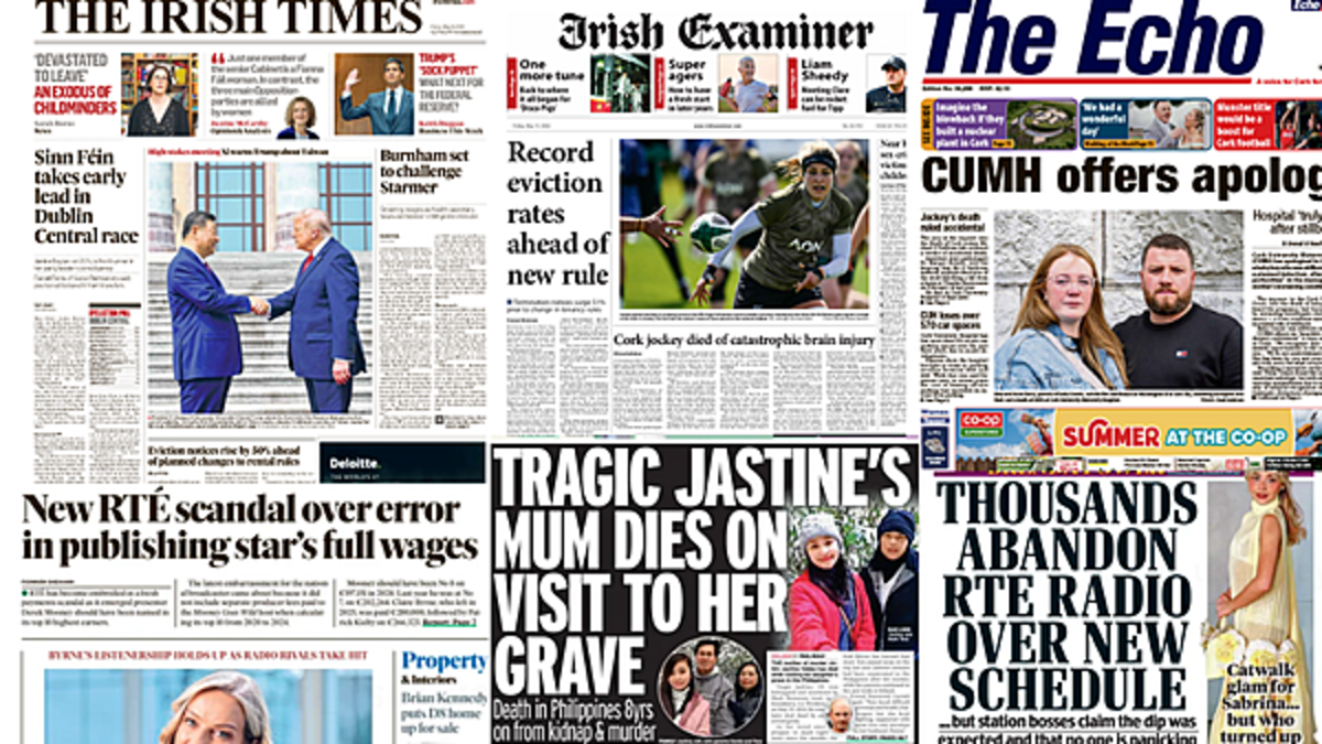What the papers say: Friday's front pages