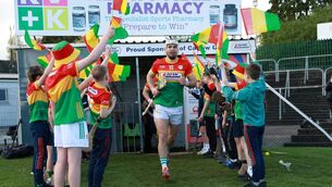 <p>A fanfare greets the Carlow team as they emerge from the tunnel for an earlier McDonagh Cup game, they are now just one win away from the final Photo: Pat Ahern</p> <p>A fanfare greets the Carlow team as they emerge from the tunnel for an earlier McDonagh Cup game, they are now just one win away from the final Photo: Pat Ahern</p>
