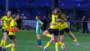 <p>The celebrations begin for CK United.</p>
