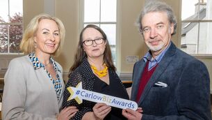 <p>Lisa McCann and Nicola Doran of Carlow chamber with cllr Michael Doran</p> <p>Lisa McCann and Nicola Doran of Carlow chamber with cllr Michael Doran</p>