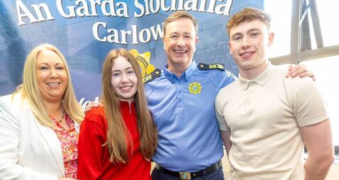 Carlow Sergeant Conor Egan from retires after 33 years’ service