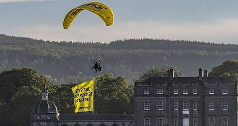 Protest in Kilkenny over US billionaire investment in Waterford Airport