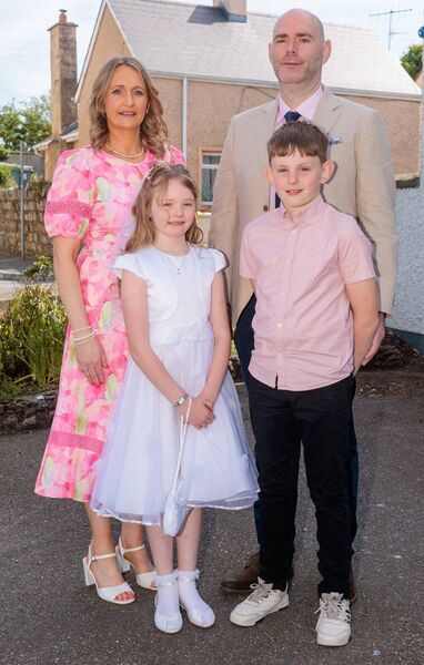 Aoibh Boland and family