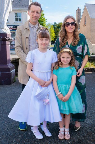 Matilda Earlie with her family