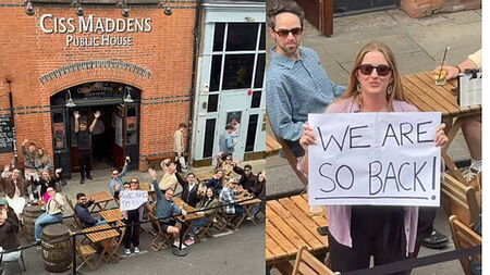 Ciss Maddens reopens outdoor seating area on Drury Street
