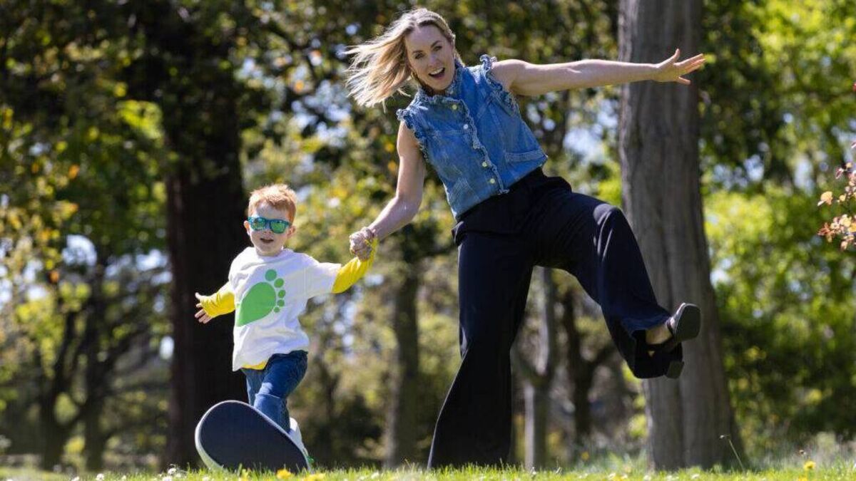 Carlow native Kathryn Thomas puts her best foot forward for Barnardos Big Toddle