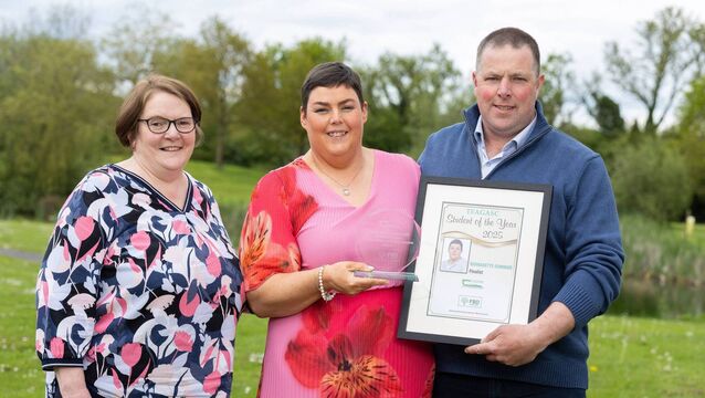 Bernadette named Teagasc student of year Bernadette named Teagasc student of year