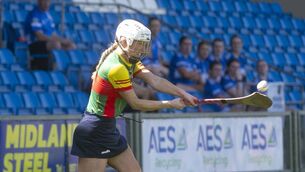 <p>Carlow's Gillian Doyle playing against Laois in the opening round of the All-Ireland Series at Laois Hire O'Moore Park. Photo: Denis Byrne</p> <p>Carlow's Gillian Doyle playing against Laois in the opening round of the All-Ireland Series at Laois Hire O'Moore Park. Photo: Denis Byrne</p>