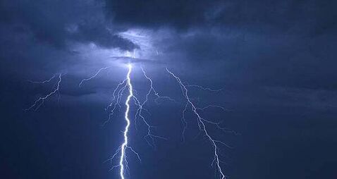 Thunderstorm and lightning warnings issued for five counties