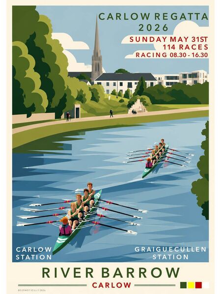 This year's Carlow Regatta will be held on the River Barrow on Sunday 31 May This year's Carlow Regatta will be held on the River Barrow on Sunday 31 May