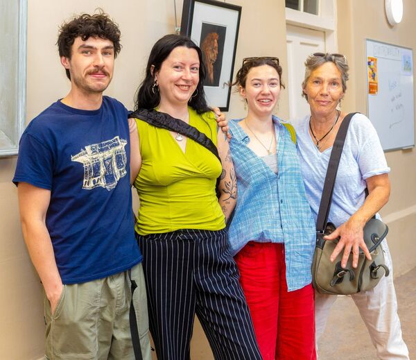 Ben O’Neill, Keeley Bonnell, Ella O’Neill and Annabelle Konig were pictured at the launch of the Carlow Artists Art Exhibition in Carlow College. Photo: michaelorourkephotography.ie Ben O’Neill, Keeley Bonnell, Ella O’Neill and Annabelle Konig were pictured at the launch of the Carlow Artists Art Exhibition in Carlow College. Photo: michaelorourkephotography.ie