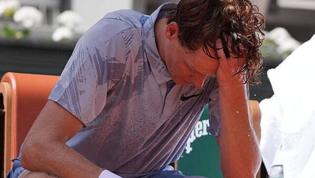 Jannik Sinner denies heat was to blame for shock French Open exit