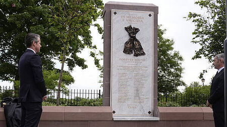 Liverpool unveil new memorial to remember the 39 victims of Heysel disaster
