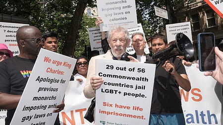 Ian McKellen joins march against ‘appalling’ LGBTQ+ laws