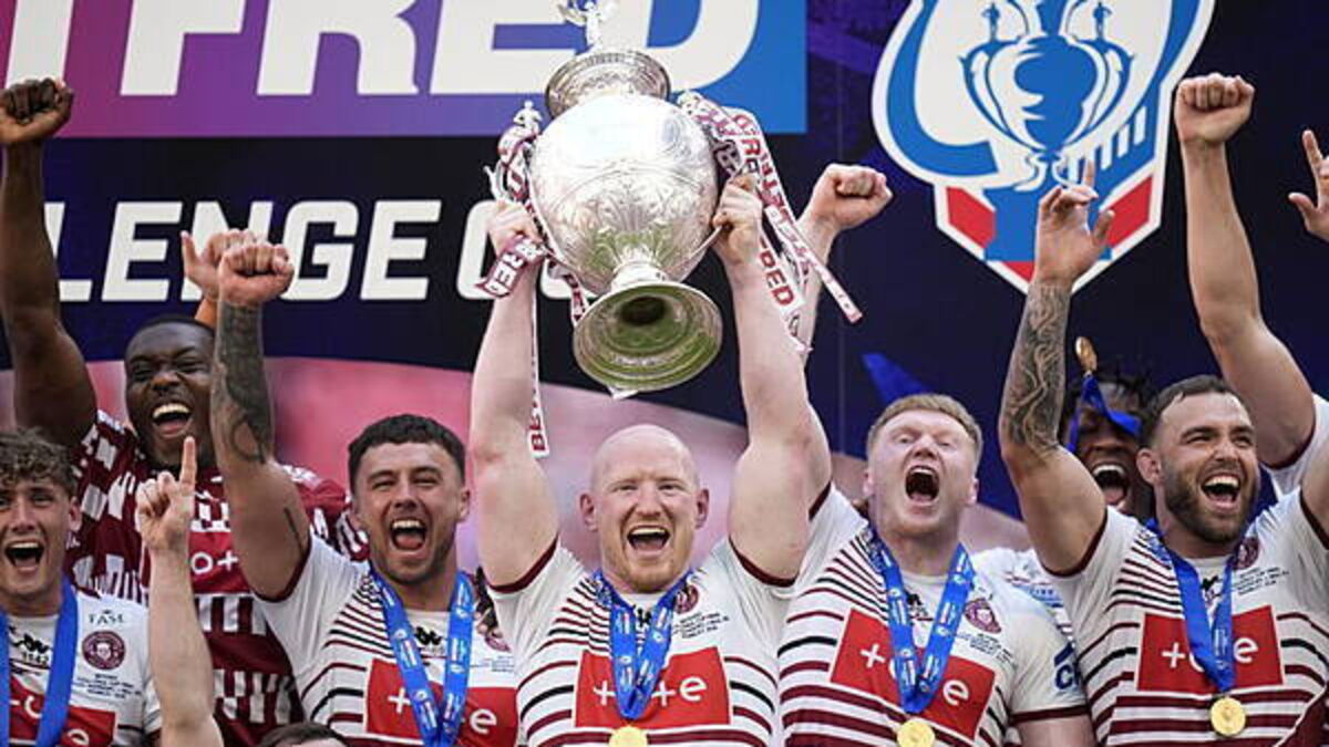 Wigan secure Challenge Cup with dominant win over Hull KR at Wembley