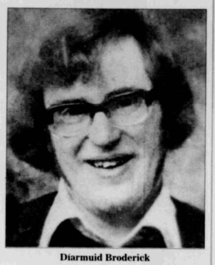 The late Diarmuid Broderick.