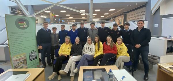 15 students who attended over 600 hours of study throughout the year. Back row (L-R): James Kehoe, Greg Murphy, Luke Campion, Jack O’Gorman, Ben Keady, Aaron Doyle, Michael Duke, Ruairí Lyons-Nolan, Sammy Ho and Mr Niall Murphy, Founder and Director of Education & Studies. Front row (L-R): Hannah Dunne, Emma McNally, Emma Bowden, Milly O’Hara, Hannah Kelly, Chloe Crotty. 15 students who attended over 600 hours of study throughout the year. Back row (L-R): James Kehoe, Greg Murphy, Luke Campion, Jack O’Gorman, Ben Keady, Aaron Doyle, Michael Duke, Ruairí Lyons-Nolan, Sammy Ho and Mr Niall Murphy, Founder and Director of Education & Studies. Front row (L-R): Hannah Dunne, Emma McNally, Emma Bowden, Milly O’Hara, Hannah Kelly, Chloe Crotty.
