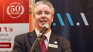 <p>Dermot Mulligan, curator of Carlow Museum, at the Irish Museums Association annual conference in 2024. </p>