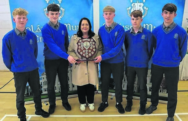 The second-year footballers were presented with the Parents’ Association Award The second-year footballers were presented with the Parents’ Association Award