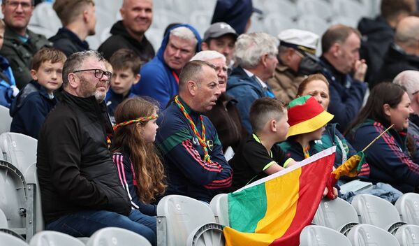 Willie Hickey from MLR looking a little concerned at the Joe McDonagh Cup final in Croke Park on Saturday. Willie Hickey from MLR looking a little concerned at the Joe McDonagh Cup final in Croke Park on Saturday.