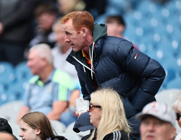 Former Carlow captain Edward Coady watches on at Croke Park during the Joe McDonagh Cup final. Former Carlow captain Edward Coady watches on at Croke Park during the Joe McDonagh Cup final.