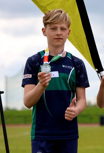 Oskaras Stonkus - 1st Leinster Quadrathlon at the Leinster championships.