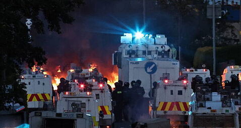 Family of Belfast stabbing victim ‘disgusted’ at scenes of rioting