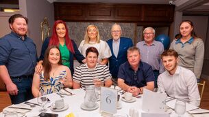 <p>The family of the late Ryan Kearney who received a 'Special Recognition' award at the Carlow Garda Youth Awards in the Woodford Dolmen Hotel. Photo: michaelorourkephotography.ie</p>