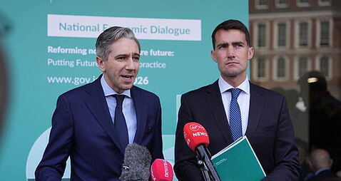 ‘No one political party owns conversation on Irish unity’ – Harris