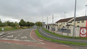 <p>The start of the L4508 at Éire Óg GAA Club</p> <p>The start of the L4508 at Éire Óg GAA Club</p>