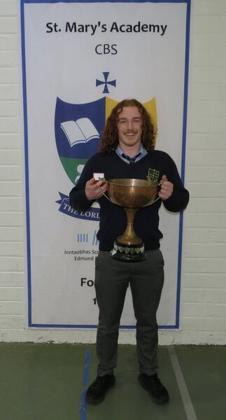 Kyle McDonald was awarded the Anne Brennan Cup Kyle McDonald was awarded the Anne Brennan Cup