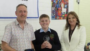 <p>First year Student of the Year Cayden Horan</p> <p>First year Student of the Year Cayden Horan</p>