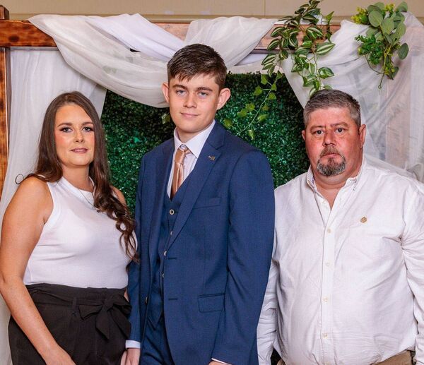 Kealan Connors with his parents, Lorna and Martin Kealan Connors with his parents, Lorna and Martin