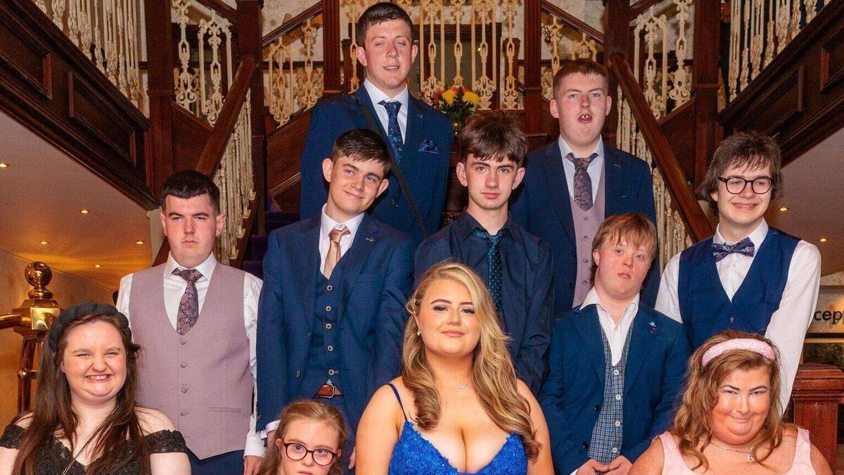 Class of 2026 in Saint Laserian’s School, Carlow celebrate their debs ball