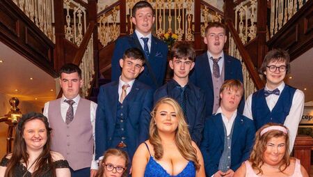 Class of 2026 in Saint Laserian’s School, Carlow celebrate their debs ball