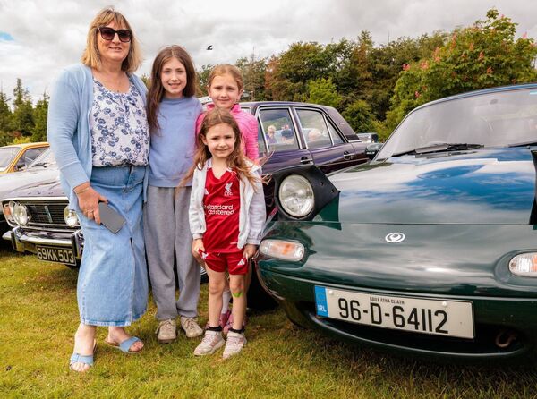Debbie Cort with her granddaughters Charlotte, Sophia and Aria