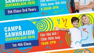 <p>Summer camps as Gaeilge </p>