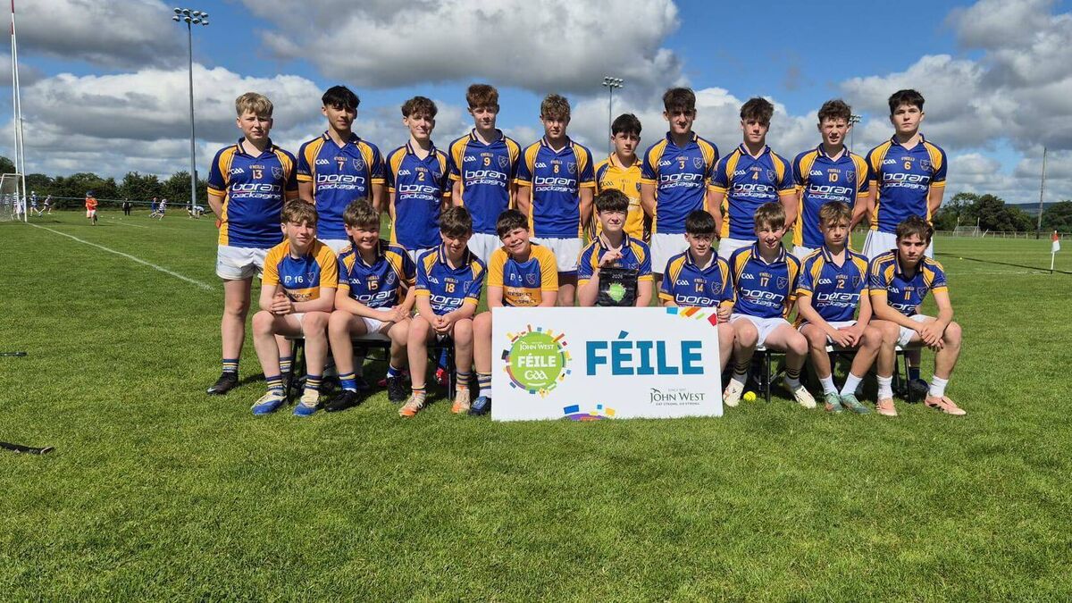 Ballinkillen U15s end 36-year wait with Féile Division 2 Shield glory