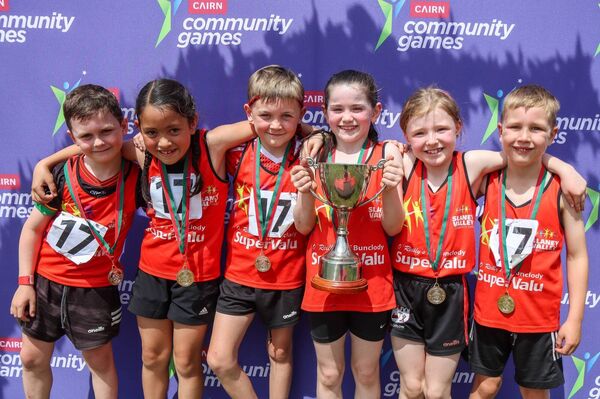 Slaney Valley u10 Mixed Relay Champions. All Photos: Perri Williams. Slaney Valley u10 Mixed Relay Champions. All Photos: Perri Williams.