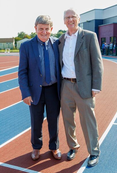 PL with Olympic athlete, John Treacy 