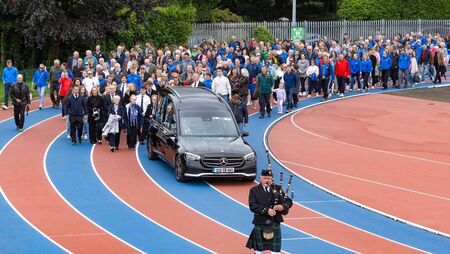 One last lap for Carlow athletics legend PL Curran