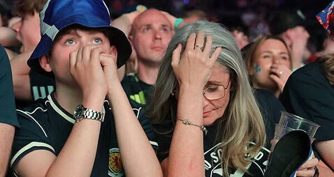 Fans watching in Scotland left disappointed by heavy Brazil defeat