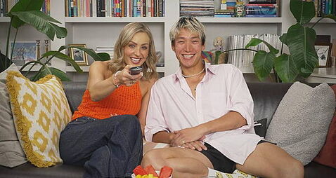 Strictly Come Dancing stars Amy Dowden and Carlos Gu join Celebrity Gogglebox